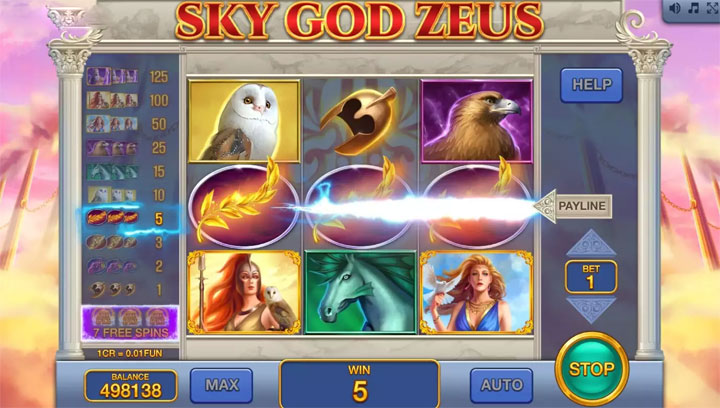 Sky God Zeus (3x3)